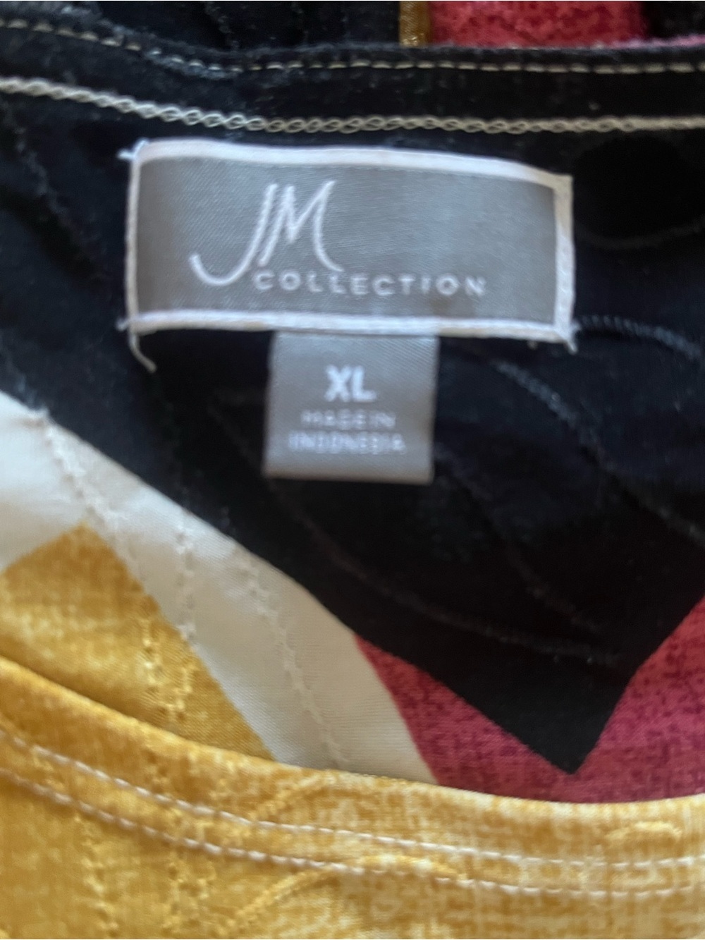 JM Collection Multicolor Top - Picture 3 of 3